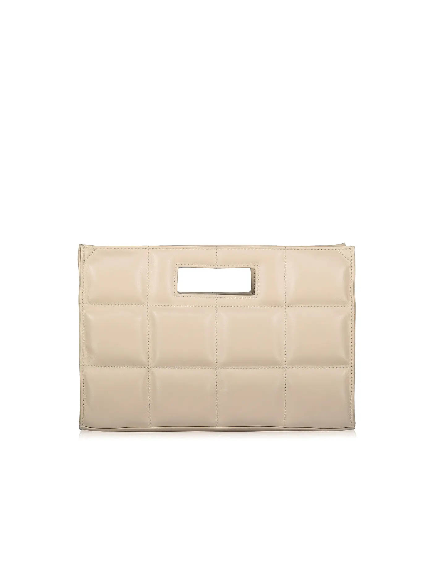 JULIA SKERGETH | Ledertasche - Shopper The Quilted Bag S | beige